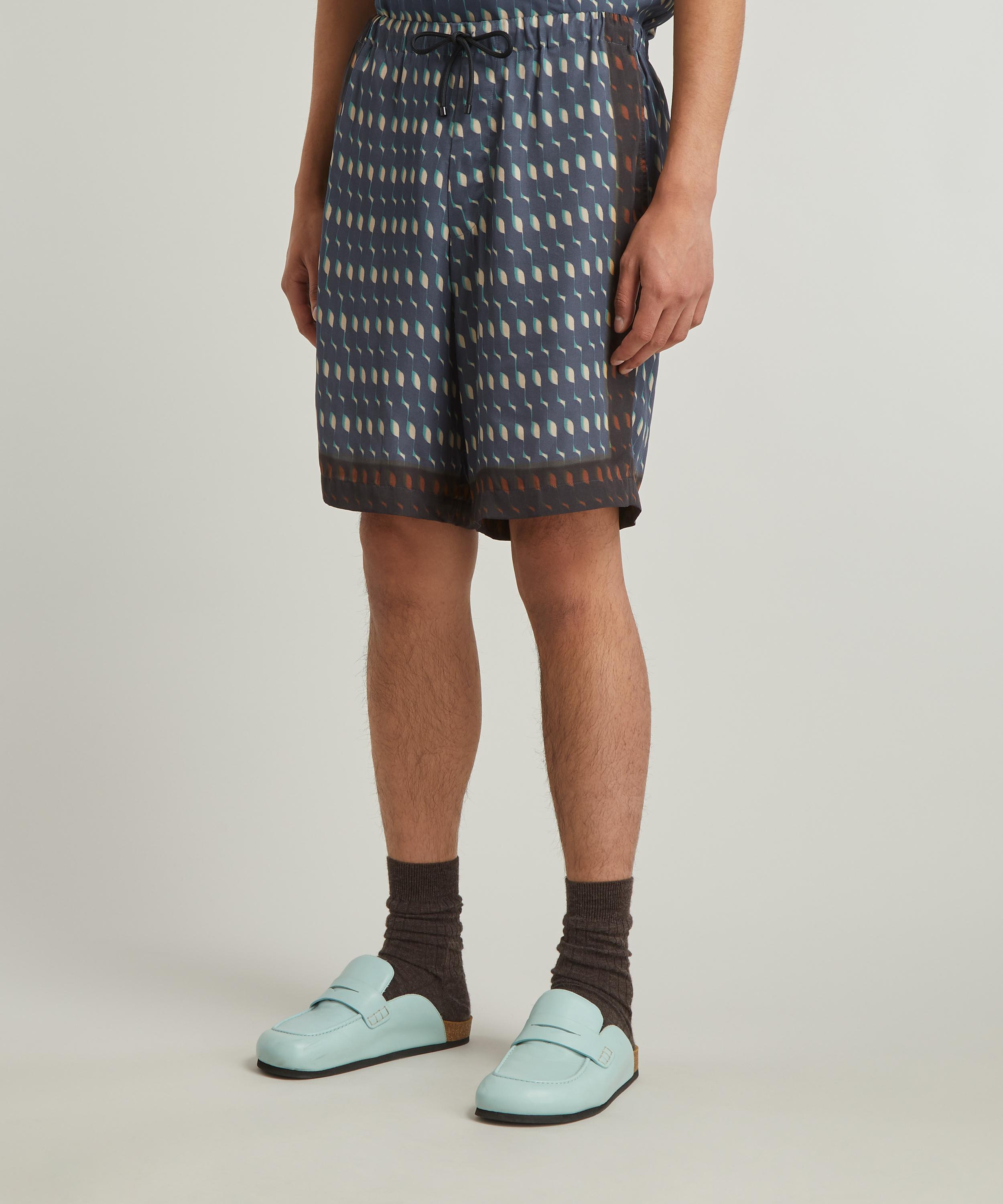 Dries Van Noten - Satin Drawstring Shorts image number 2