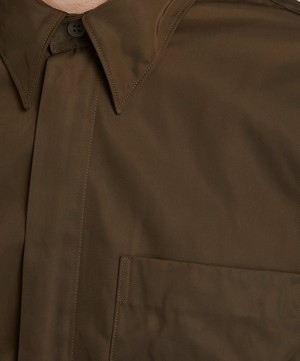 Dries Van Noten - Water-Repellent Zip-Up Shirt image number 4