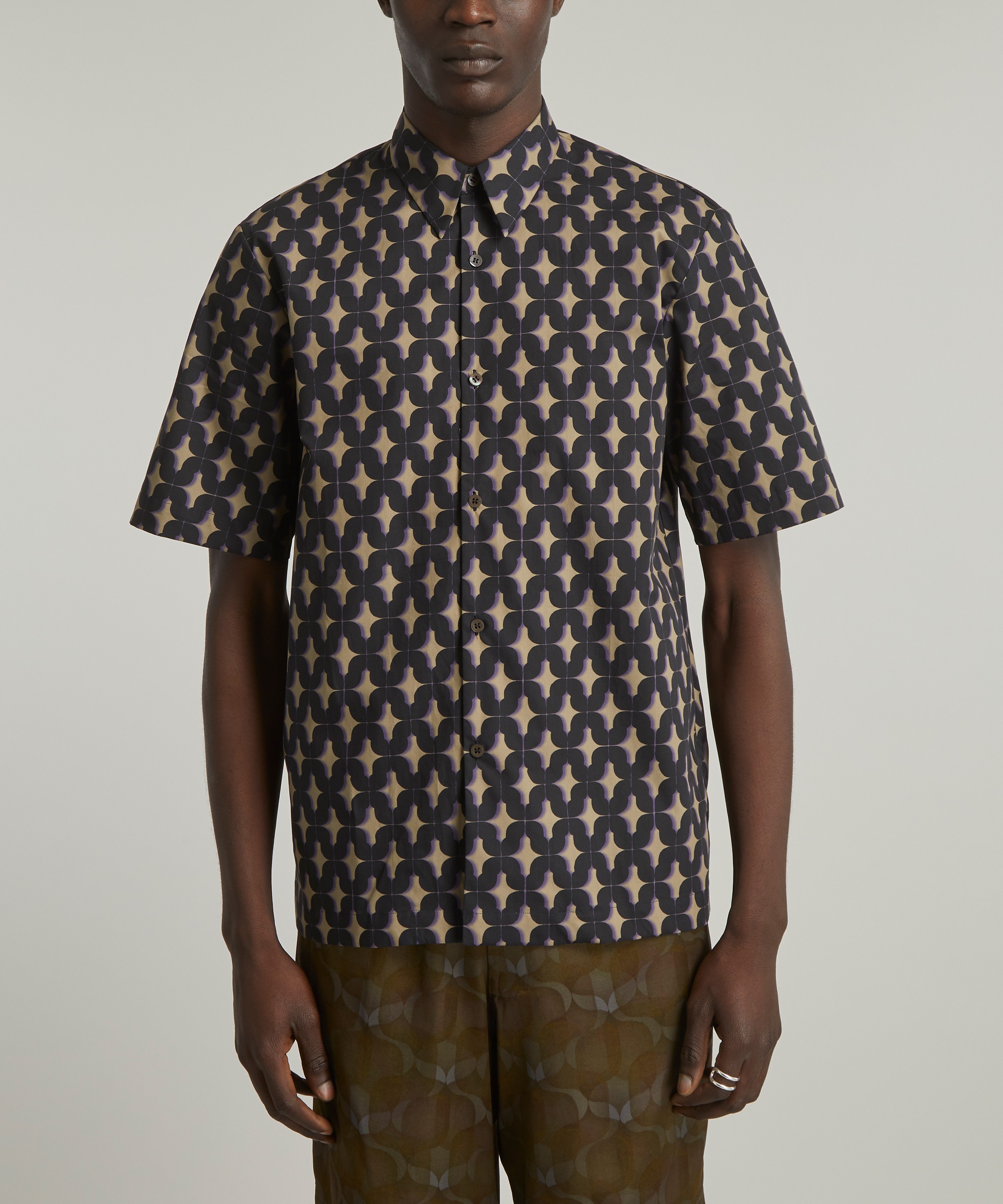 Dries Van Noten - Short Sleeve Printed Shirt image number 2