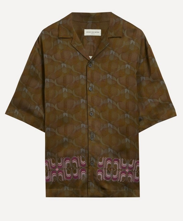 Dries Van Noten - Embroidered Satin Shirt