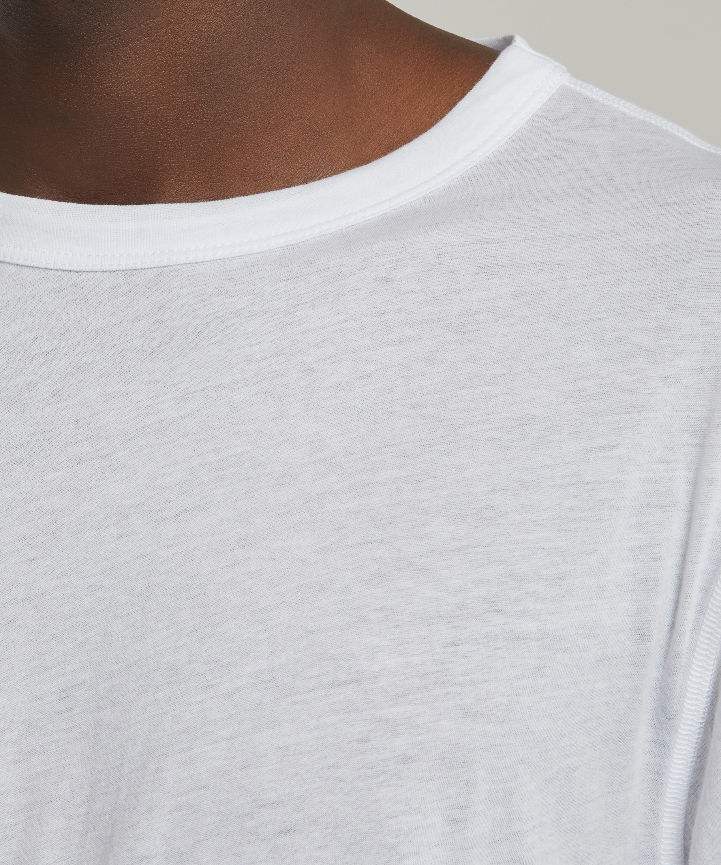 Dries Van Noten - Short Sleeve Cotton T-Shirt image number 4