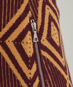 Dries Van Noten - Knitted Graphic Jacquard Shorts image number 4