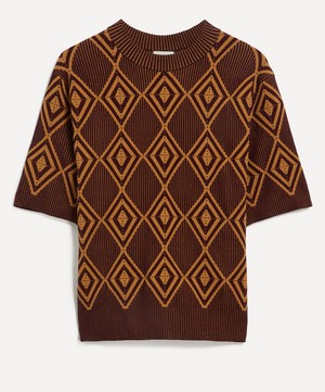 Dries Van Noten - Knitted Graphic Jacquard Sweater image number 0