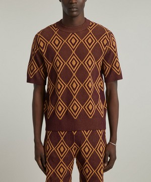 Dries Van Noten - Knitted Graphic Jacquard Sweater image number 2