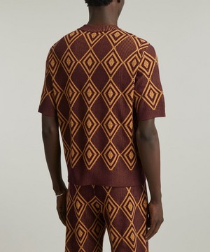 Dries Van Noten - Knitted Graphic Jacquard Sweater image number 3