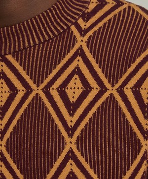 Dries Van Noten - Knitted Graphic Jacquard Sweater image number 4