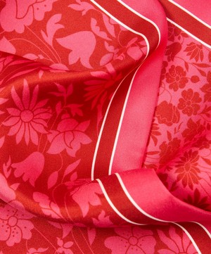 Liberty - Poppy Dawn 15X100 Ribbon Silk Scarf image number 3