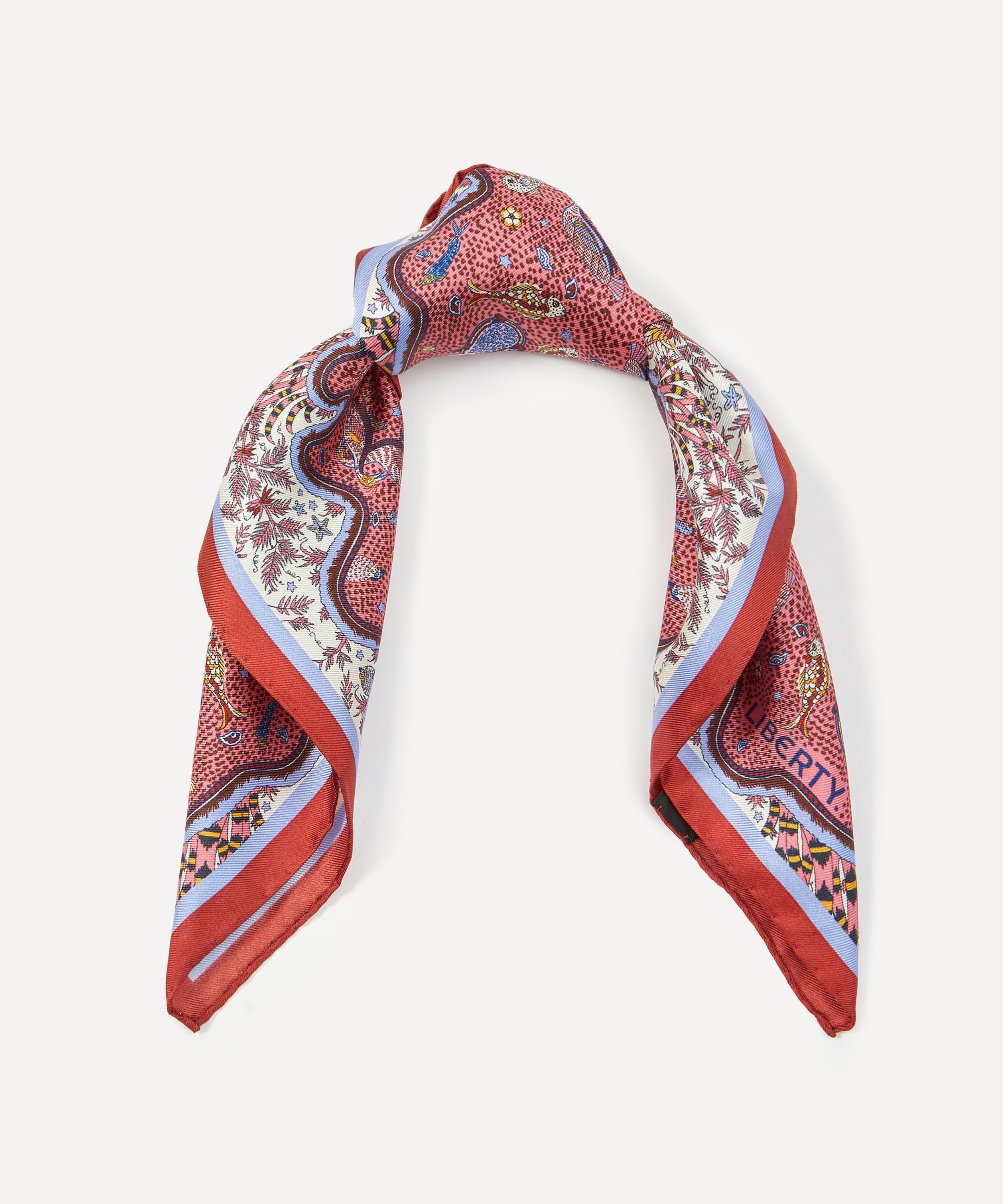 Liberty - Akinobu 45X45 Silk Scarf image number 2
