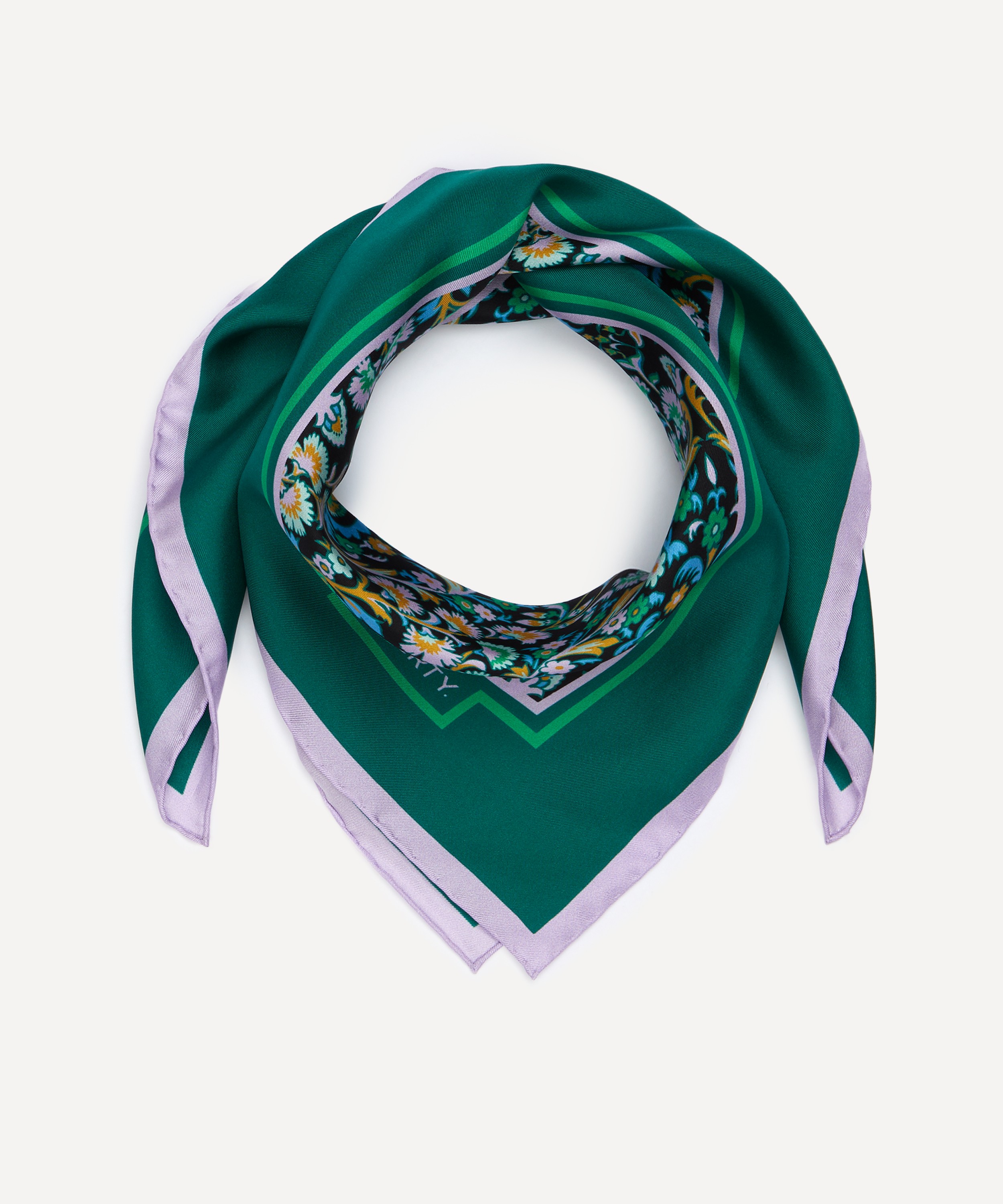 Liberty - Dianthus 70X70 Silk Scarf image number 2