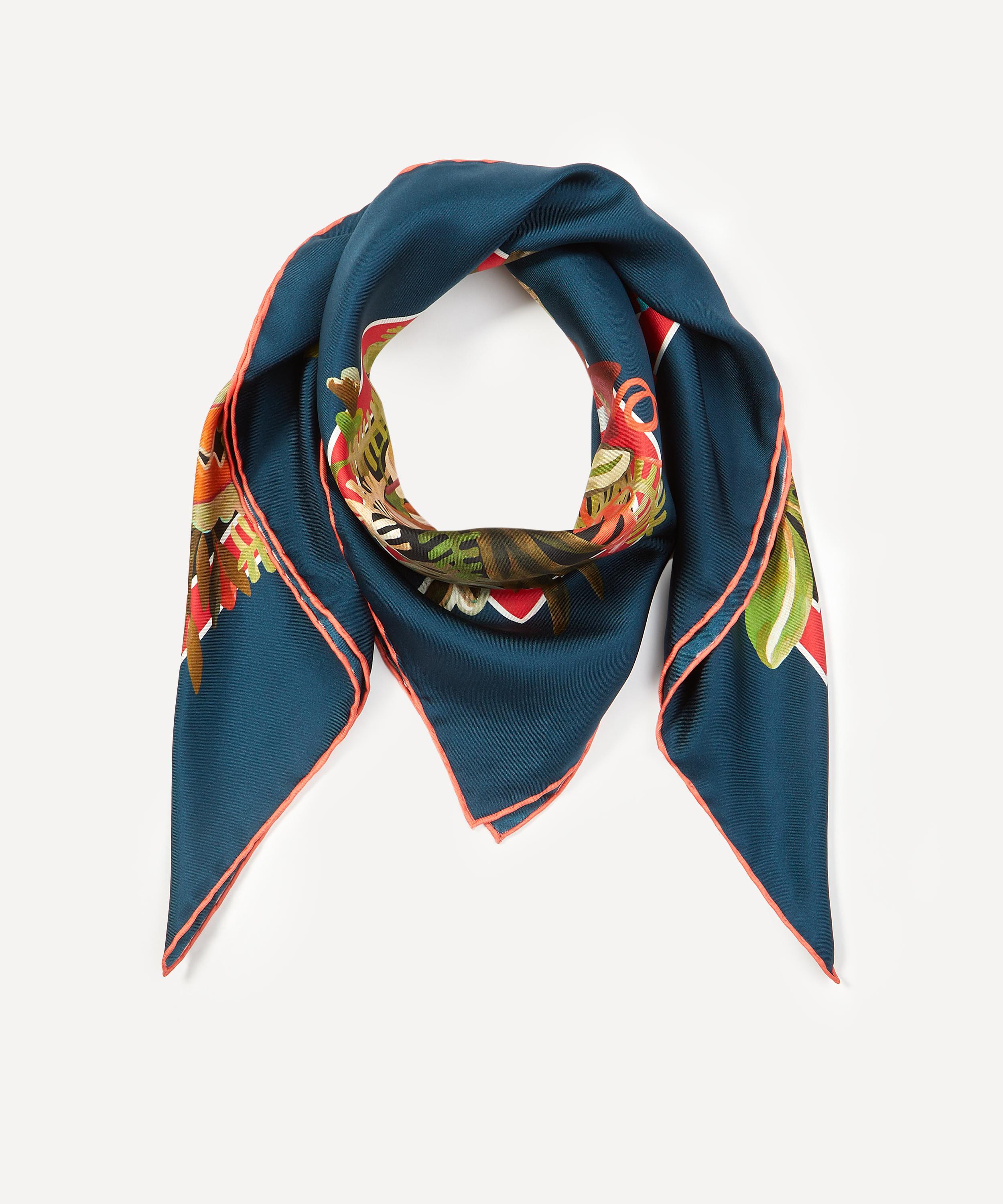 Liberty - Jungle Trip 90X90 Silk Scarf image number 2