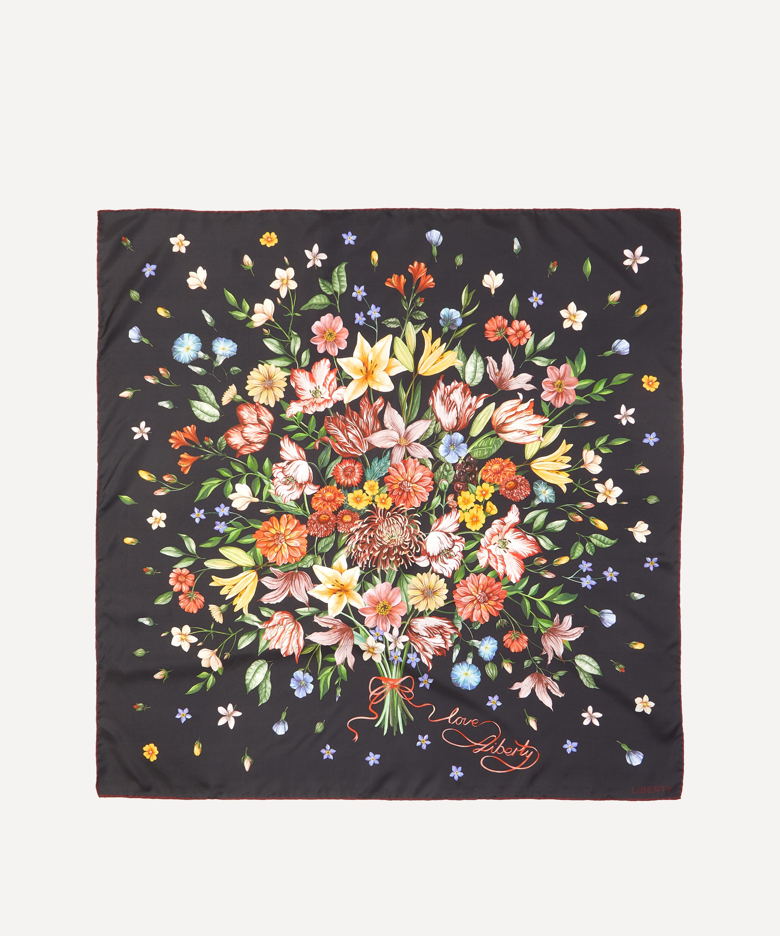 Liberty - Stately Bouquet 90X90 Silk Scarf image number 0