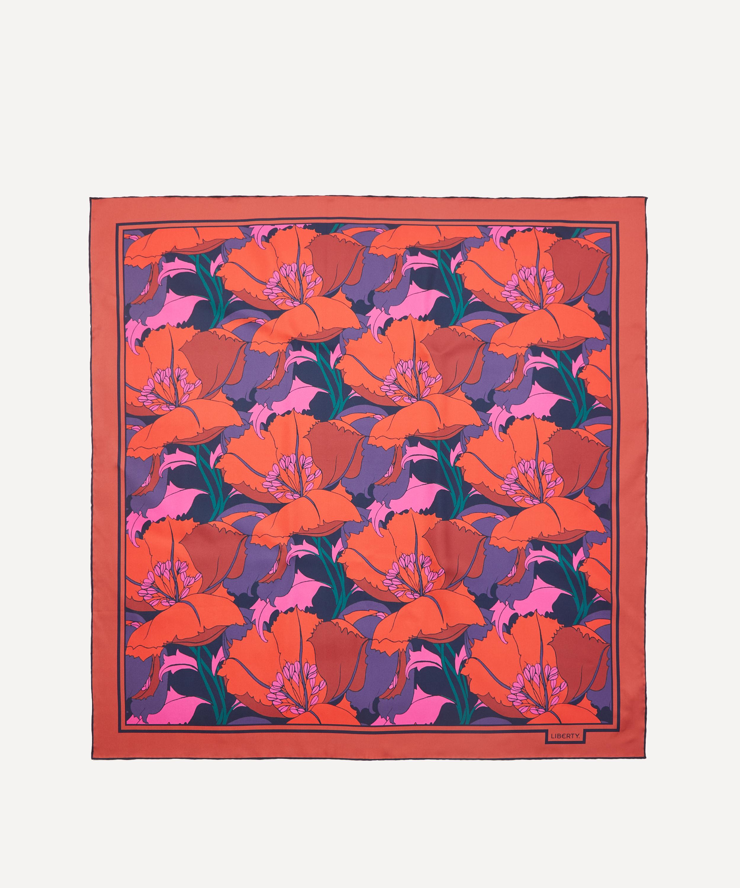 Liberty - Eustacia Reversible 100X100 Silk Scarf image number 0