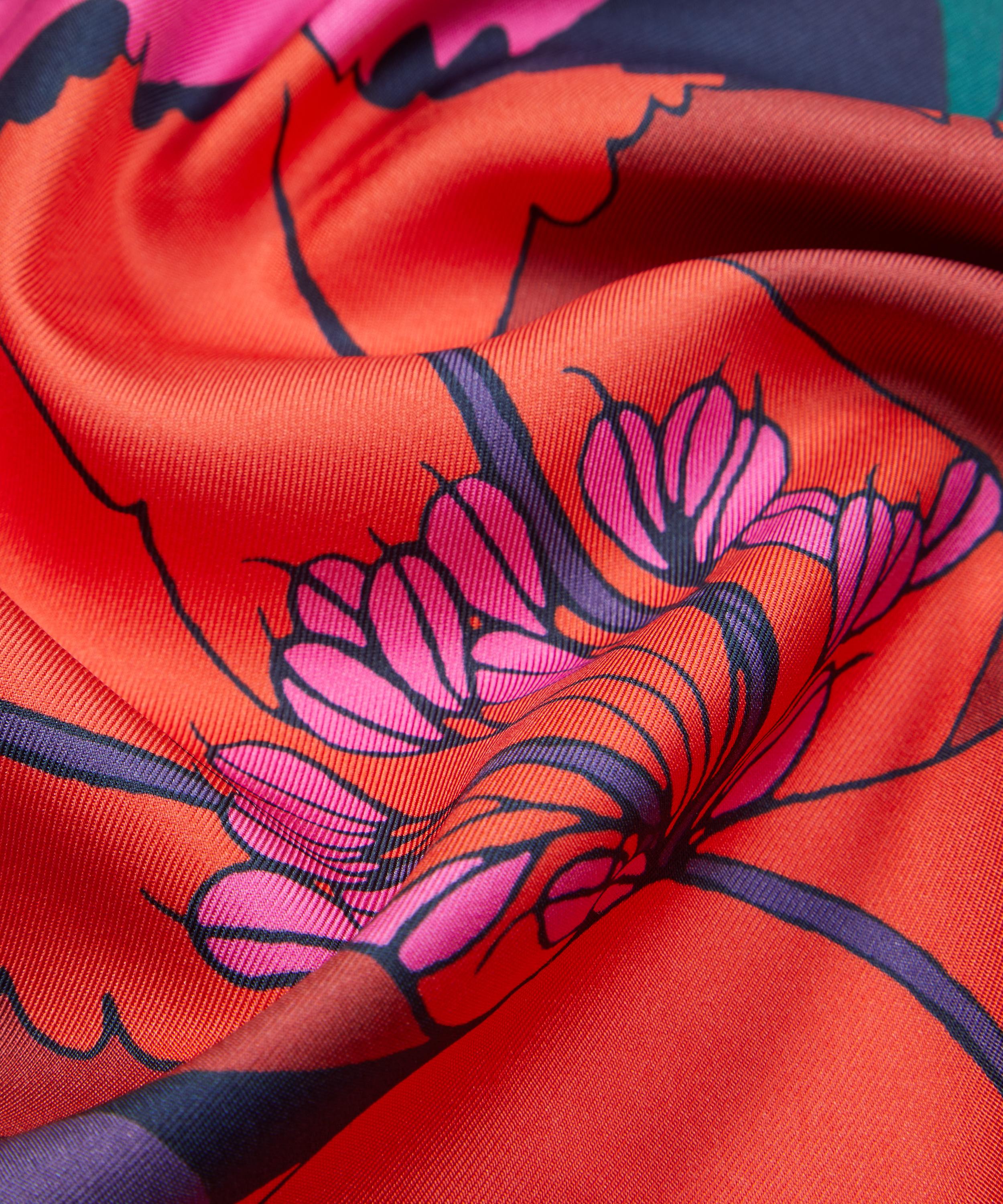 Liberty - Eustacia Reversible 100X100 Silk Scarf image number 4
