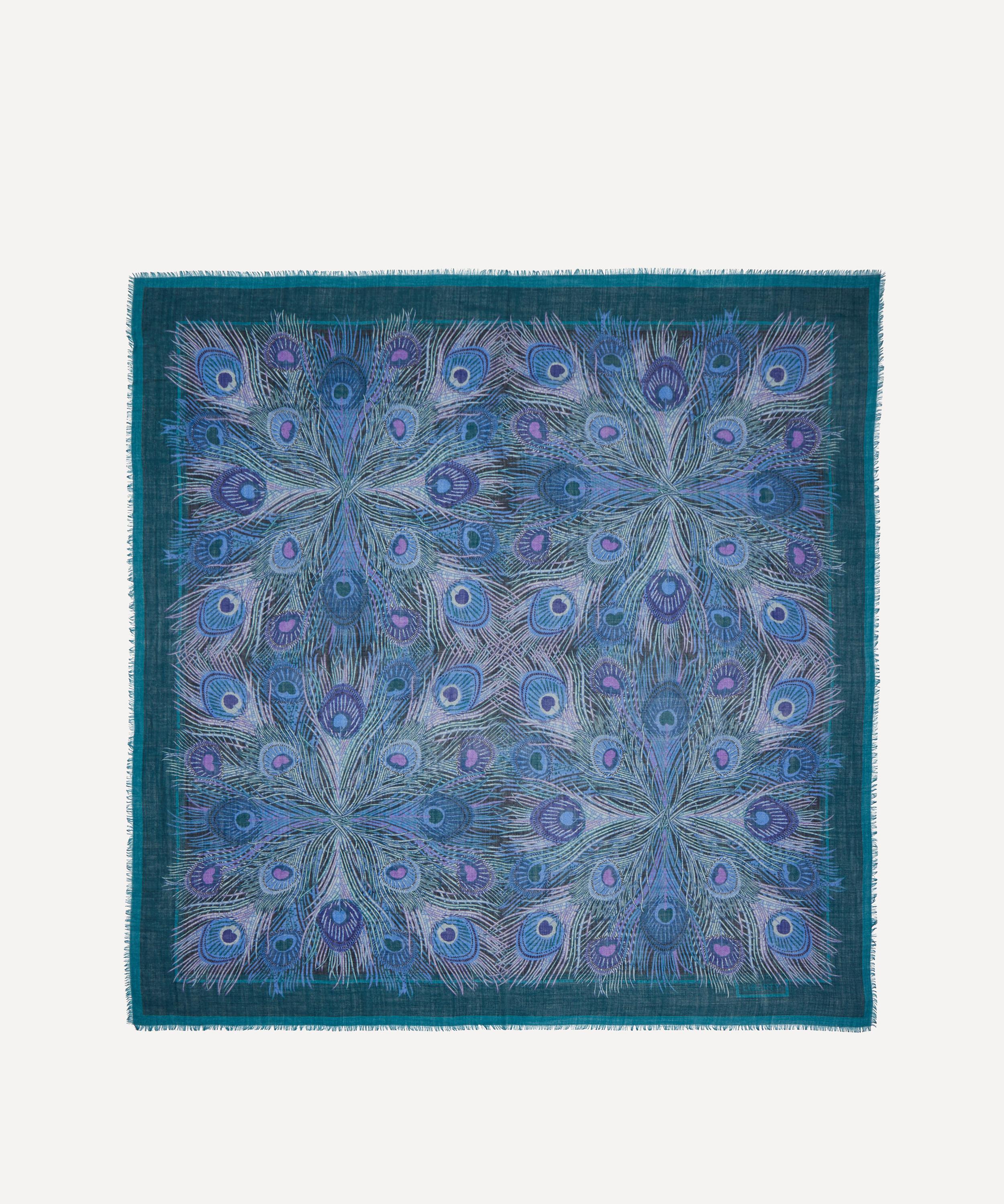 11 x 60 - 70 Silk Scarf - grey, teal & pink