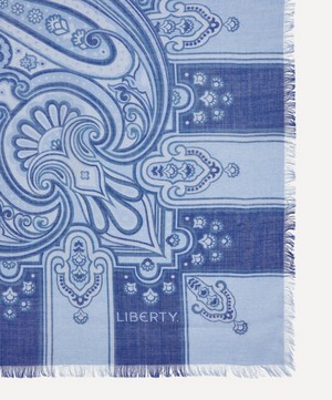 Liberty - Lasenby Paisley 140X140 Silk-Cashmere Scarf image number 2