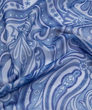 Liberty - Lasenby Paisley 140X140 Silk-Cashmere Scarf image number 3