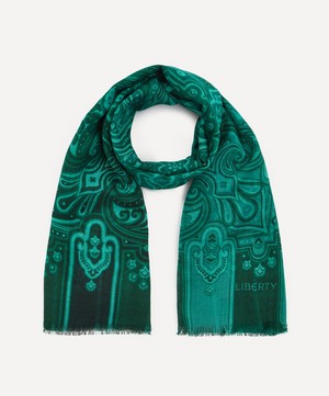 Liberty - Lasenby Paisley 140X140 Silk-Cashmere Scarf image number 2