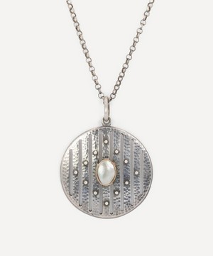 Kojis - Silver Murrle Bennett and Co Large Blister Pearl Pendant Necklace image number 0
