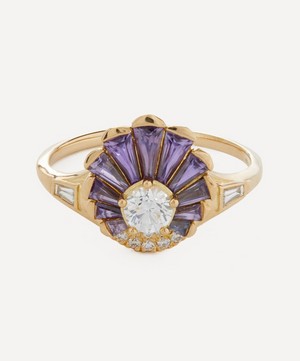 Artemer - 18ct Gold Deco Sapphire Engagement Ring image number 0