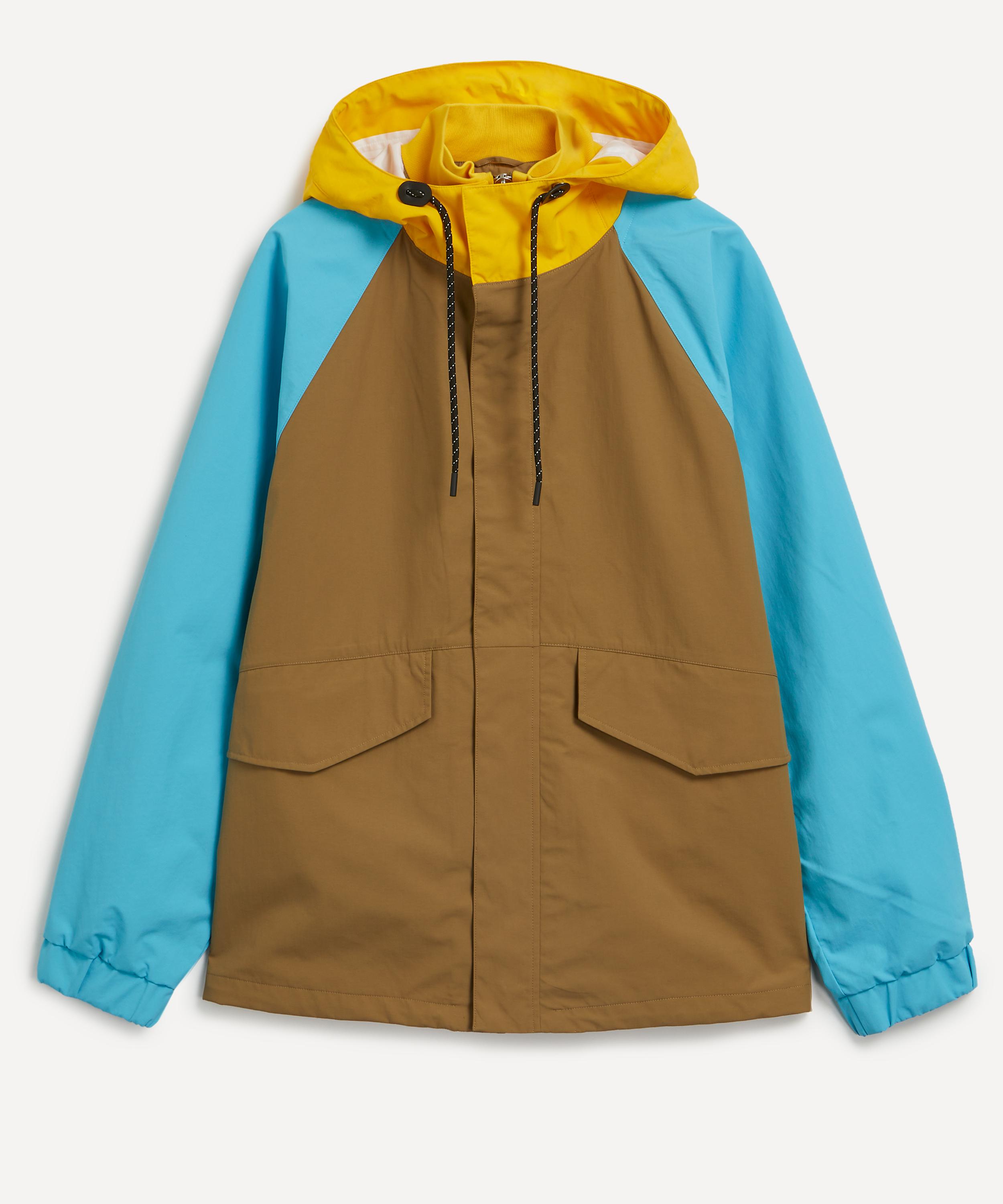 Colour block clearance parka