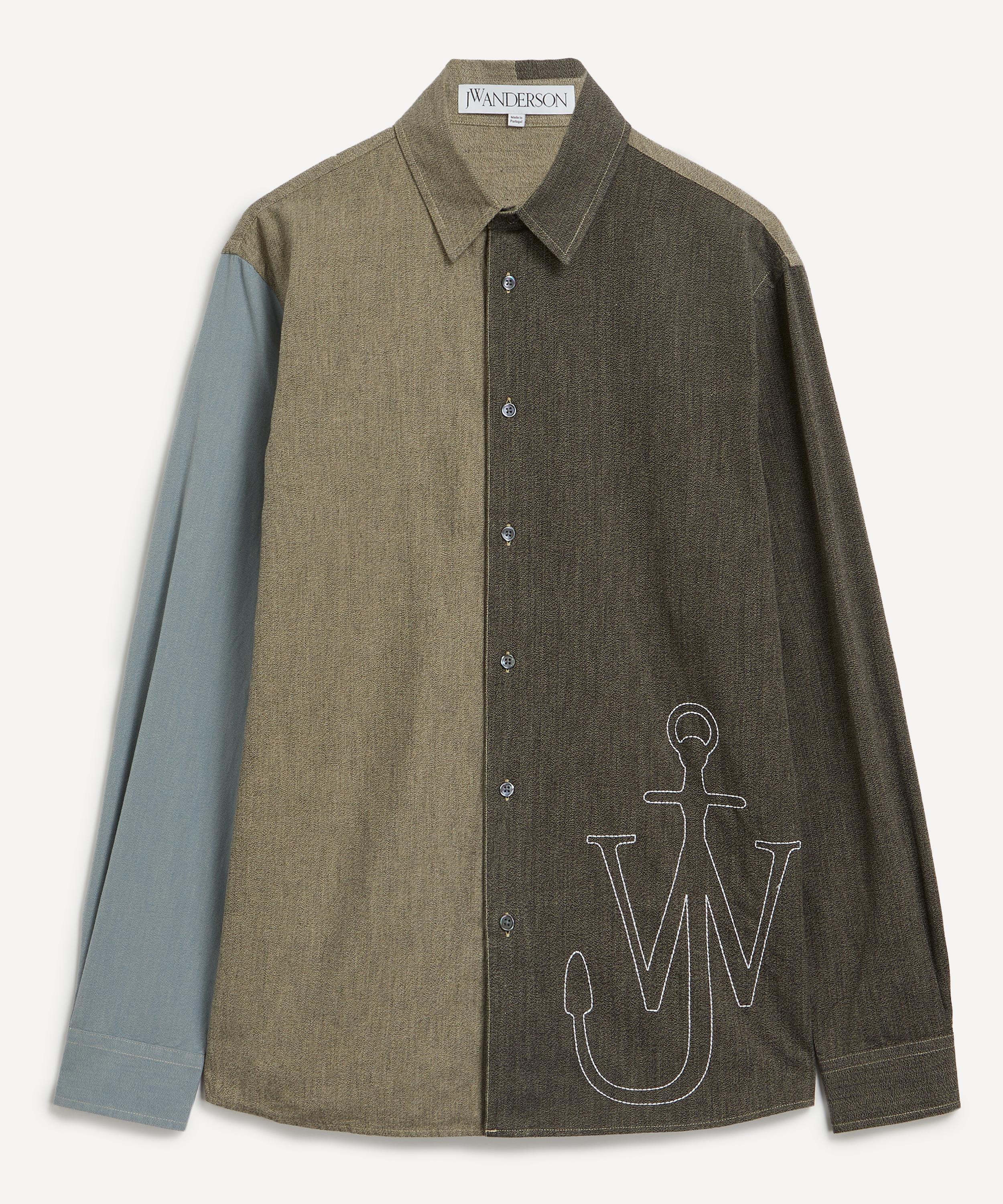 JW Anderson - Classic Fit Patchwork Shirt image number null