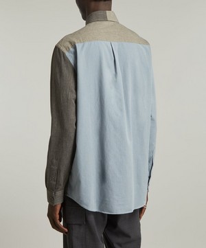 JW Anderson - Classic Fit Patchwork Shirt image number 3