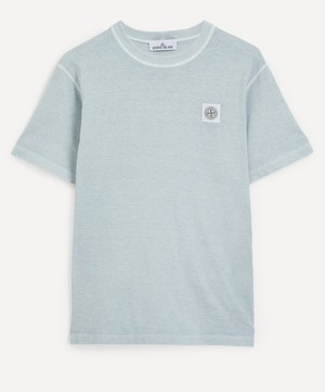 Stone Island - Short Sleeve Sky-Blue T-Shirt image number 0
