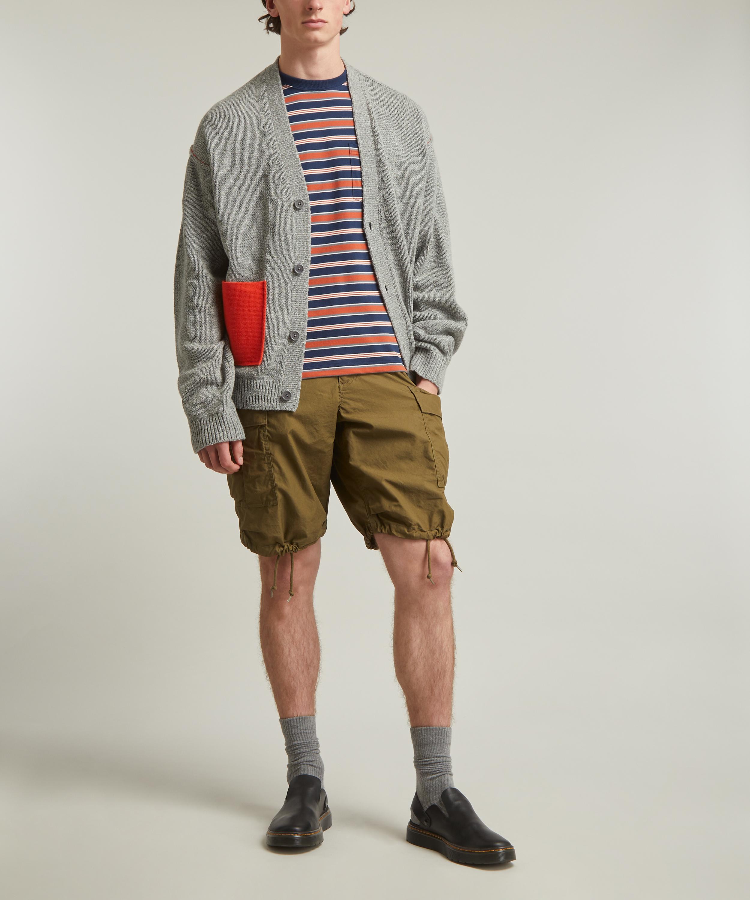 Beams - Pocket Tee Striped Cotton-Jersey T-Shirt image number 1