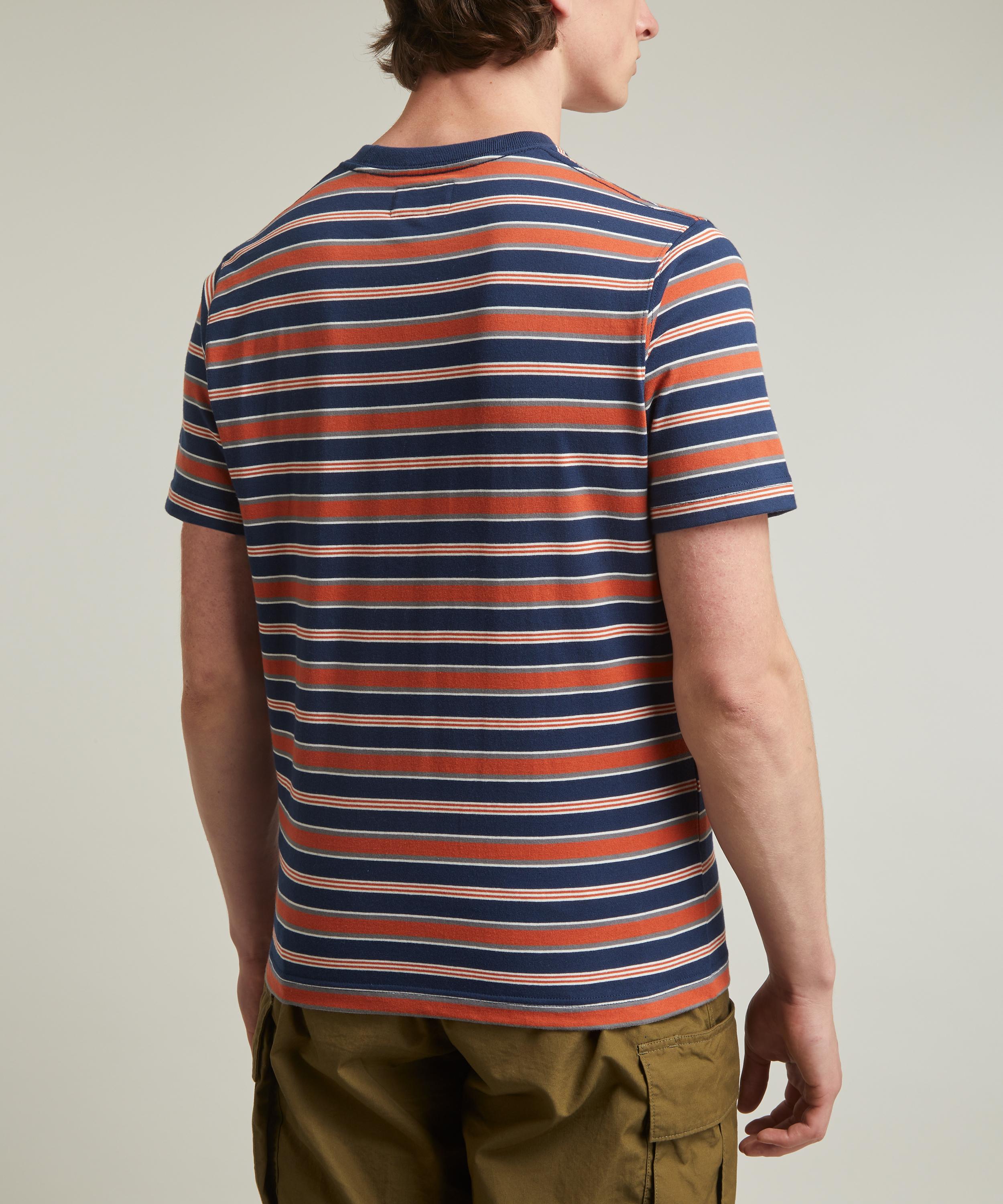 Beams - Pocket Tee Striped Cotton-Jersey T-Shirt image number 3