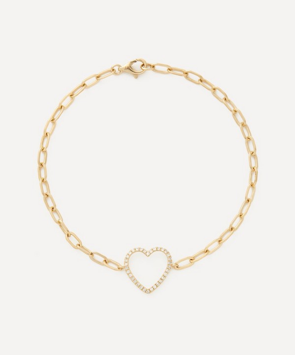Roxanne First - 14ct Gold Big Love Heart Bracelet