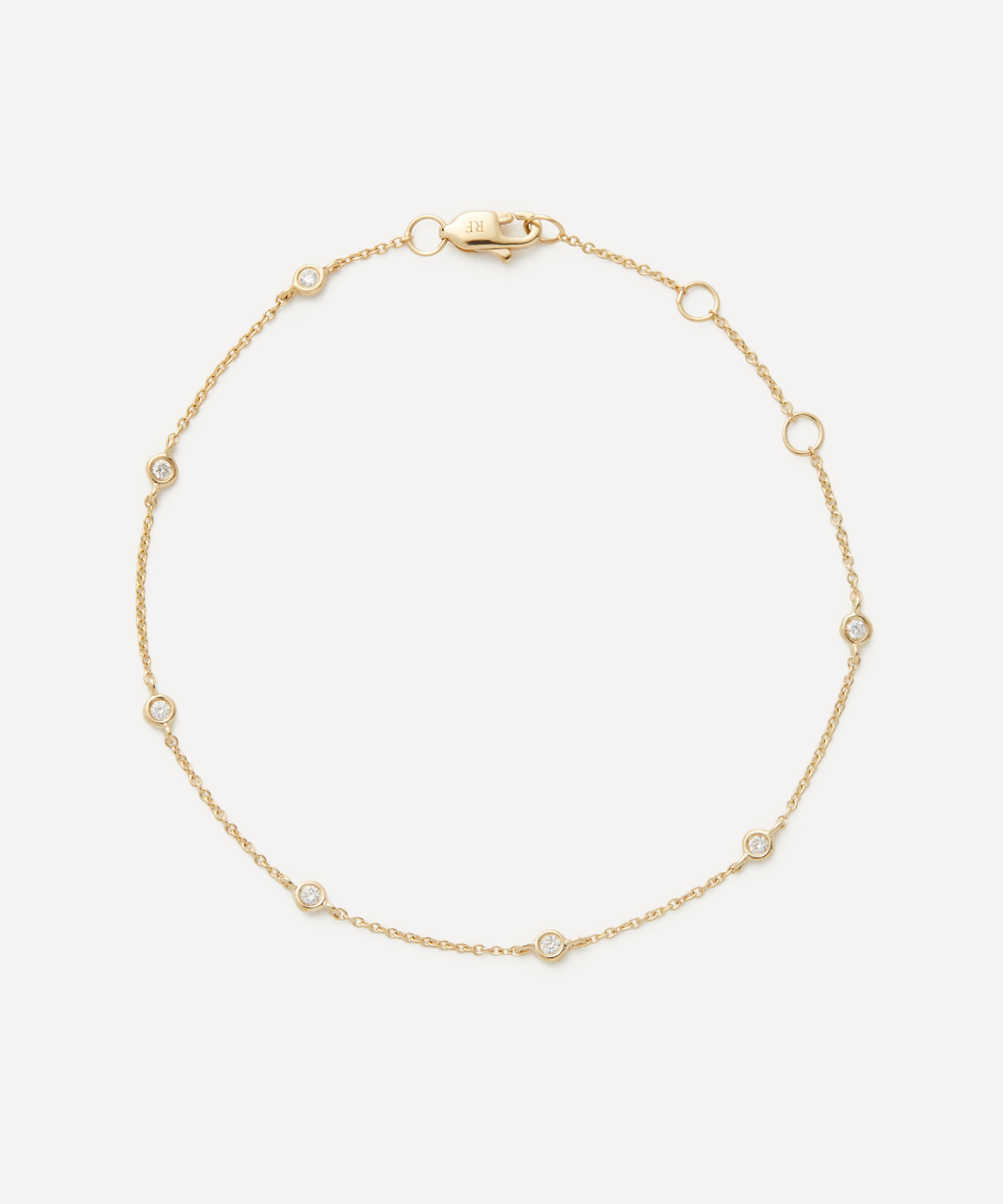 Roxanne First - 14ct Gold Diamond a Day Bracelet image number 0