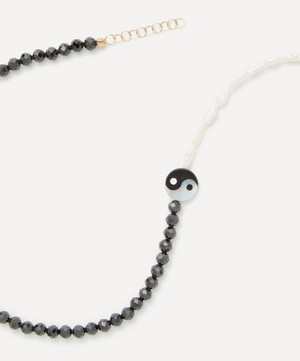 Roxanne First - 9ct Gold Yin Yang Beaded Necklace image number 2