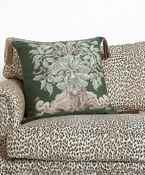 House of Hackney - Druantia Large Tassel Jacquard Cushion image number 1