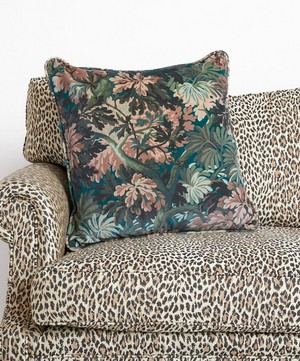 House of Hackney - Foris Large Piped Velvet Cushion image number 1
