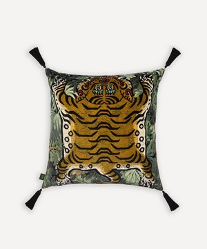 House of Hackney - Foris Saber Tassel Velvet Cushion image number 0