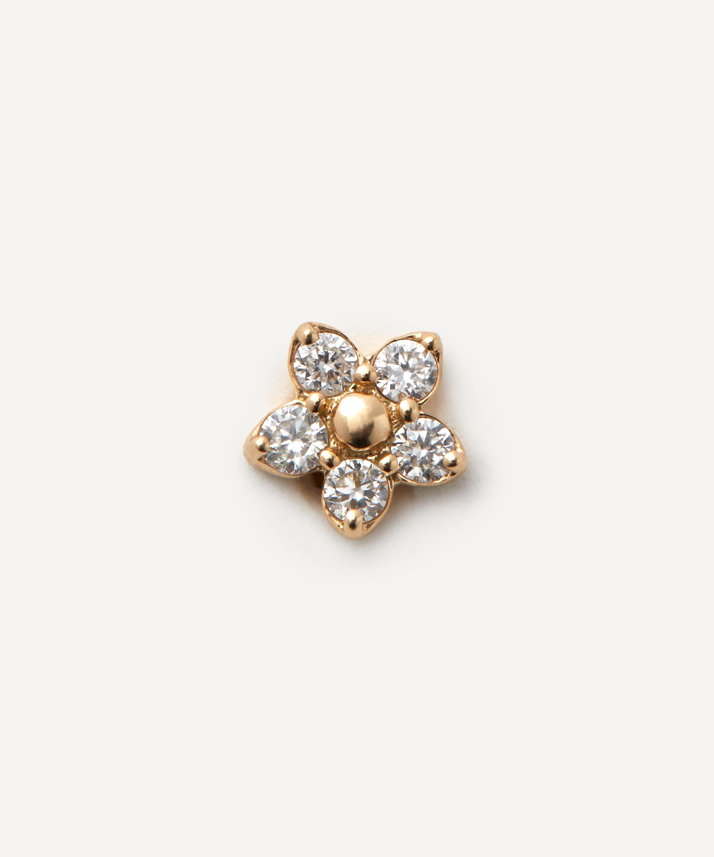 Maria Black - 14ct Gold Daisy 5mm Stud Earring