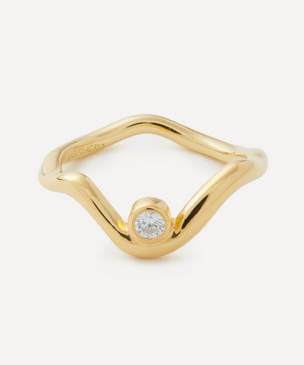 Maria Black - 22ct Gold-Plated Nora Ring image number null