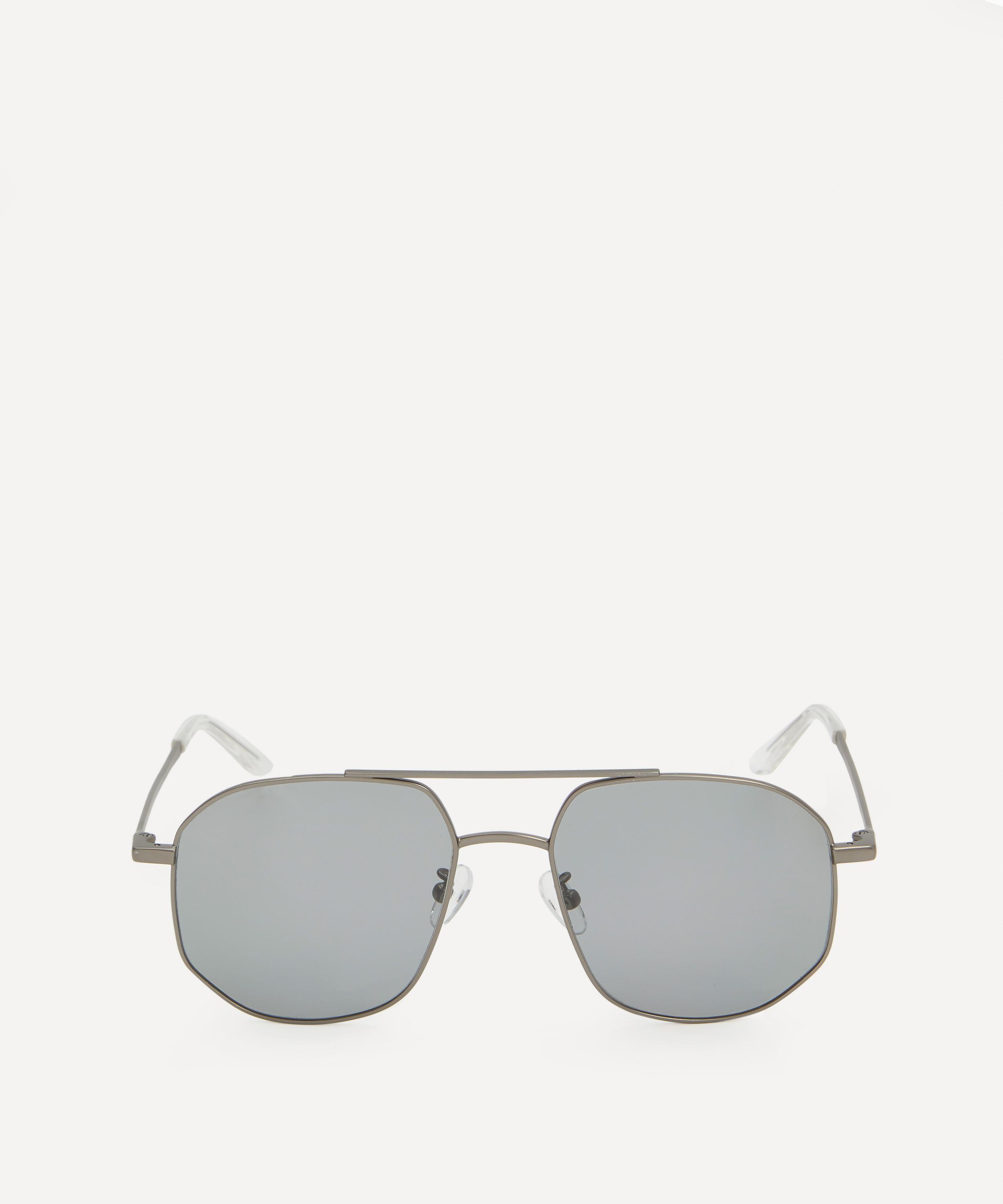 KAMO - The Dude Metal Aviator Sunglasses image number 