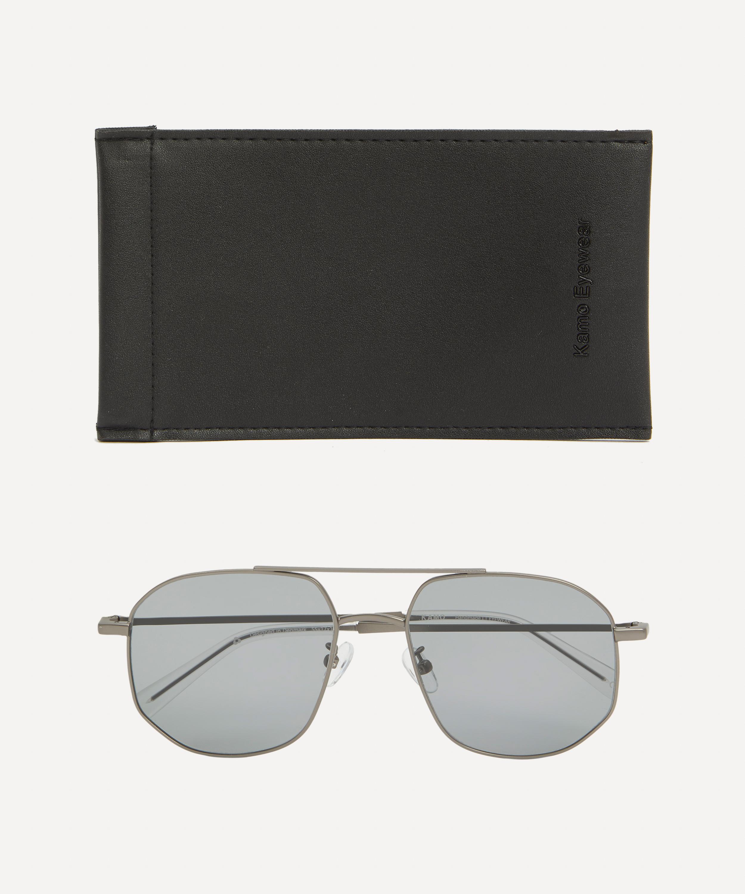 KAMO - The Dude Metal Aviator Sunglasses image number 