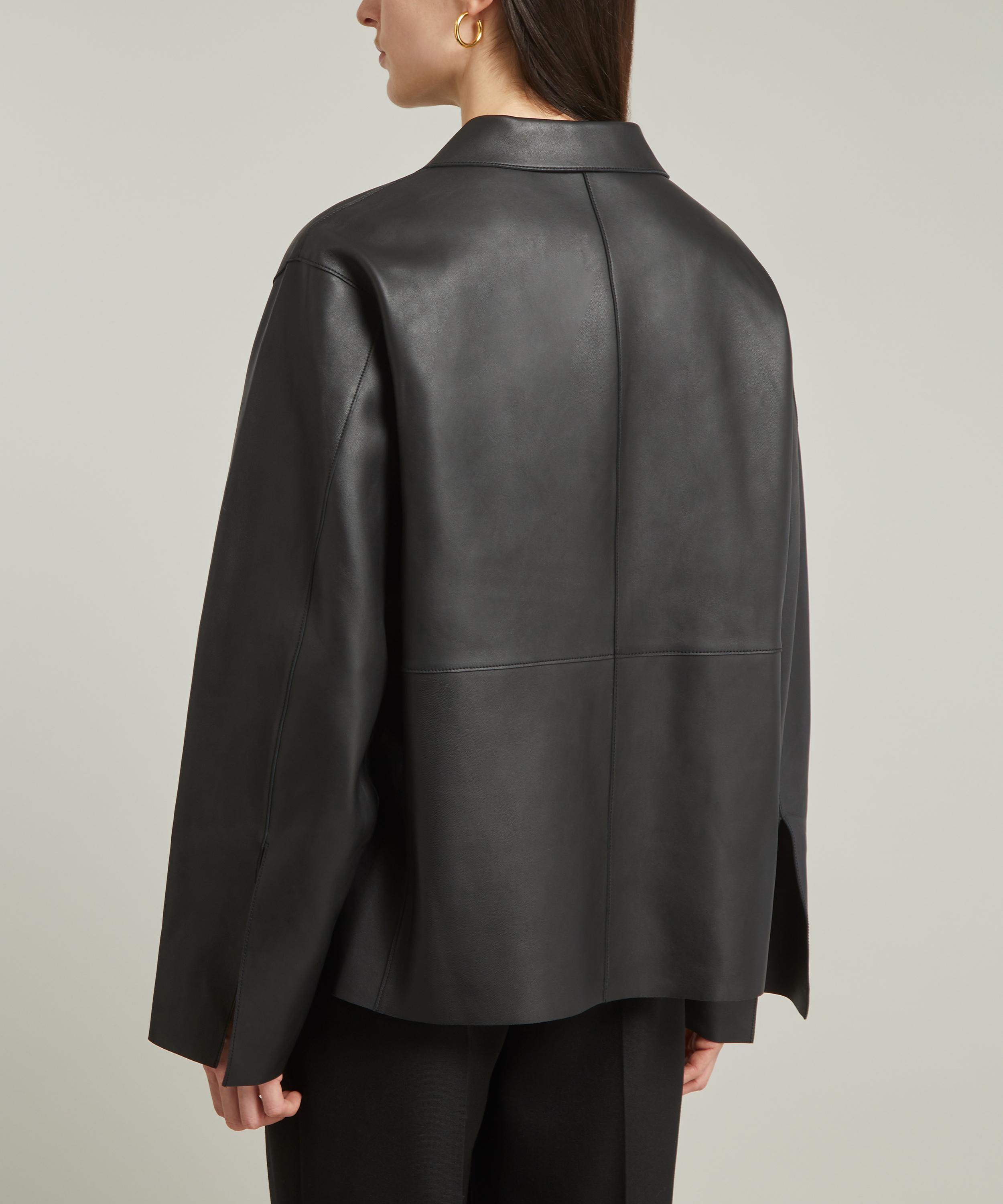 Toteme - Army Leather Jacket image number 2