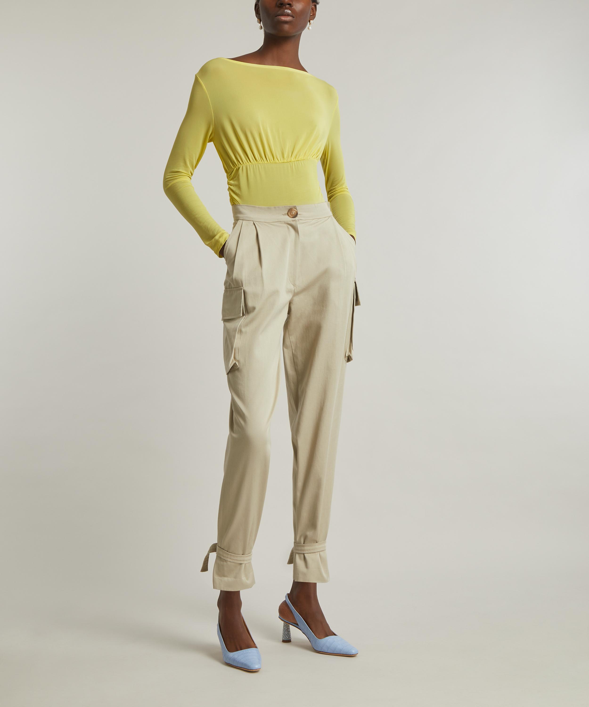 パンツ JIMWAG All-purpose cargo ivory JIGGYS SHOP カーゴパンツ ナチュラルストレッチ ワイド メンズ