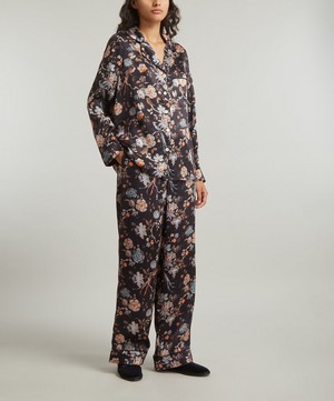 Liberty - Janah Silk Satin Pyjama Set  image number 1