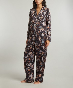 Liberty - Janah Silk Satin Pyjama Set  image number 2