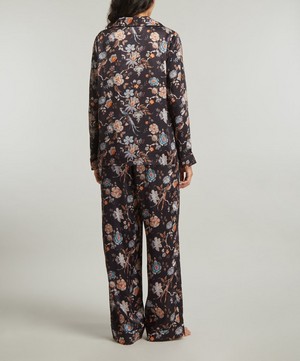 Liberty - Janah Silk Satin Pyjama Set  image number 3