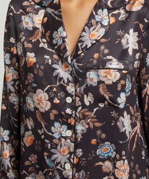 Liberty - Janah Silk Satin Pyjama Set  image number 4