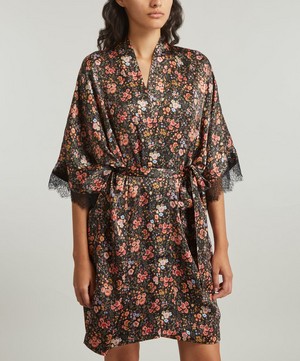 Liberty - Delilah Silk Satin Lace Kimono image number 2
