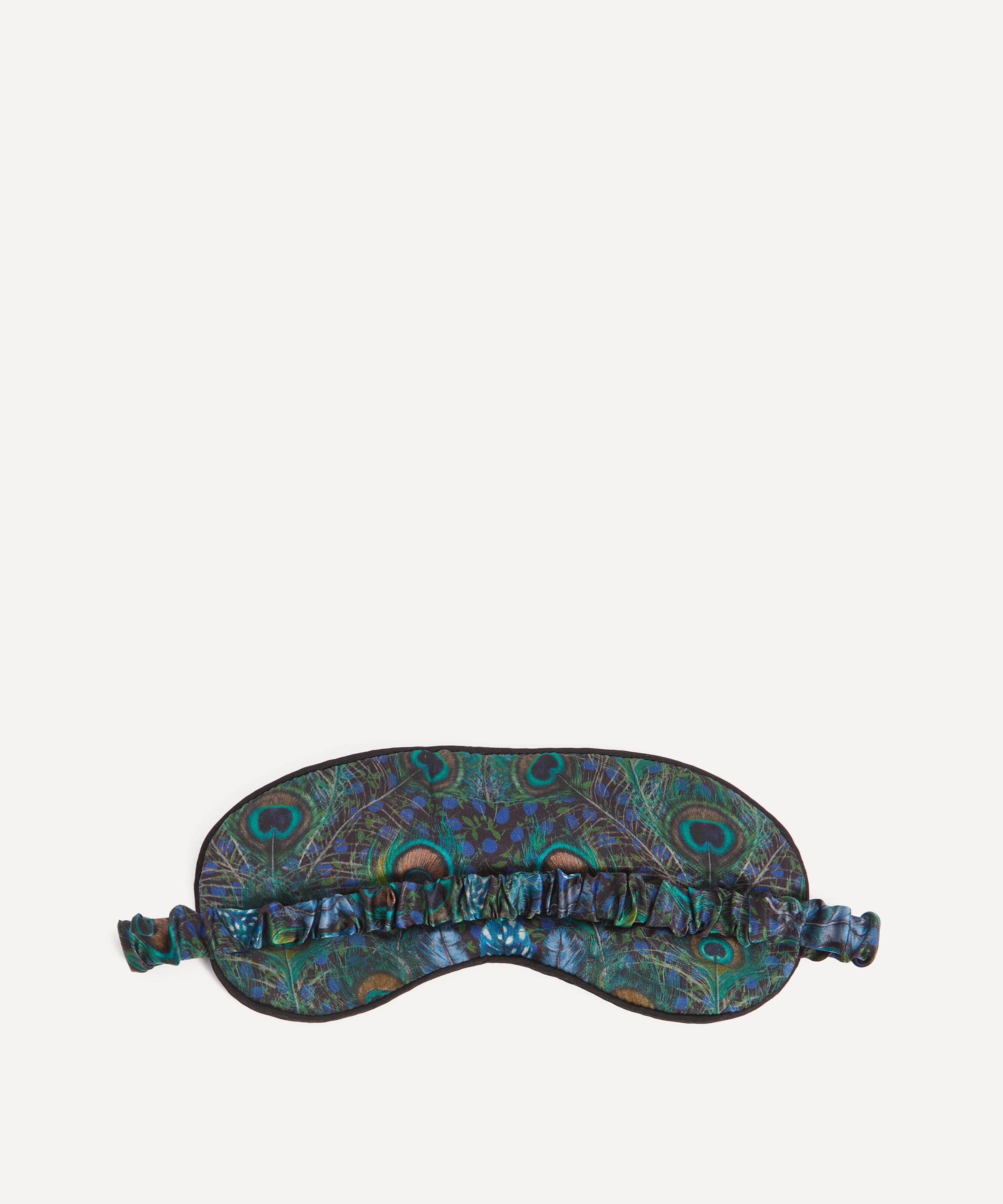 Liberty - Peacock Manor Silk Satin Eye Mask image number 1