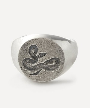 Frederick Grove - Snake Signet Ring image number 0