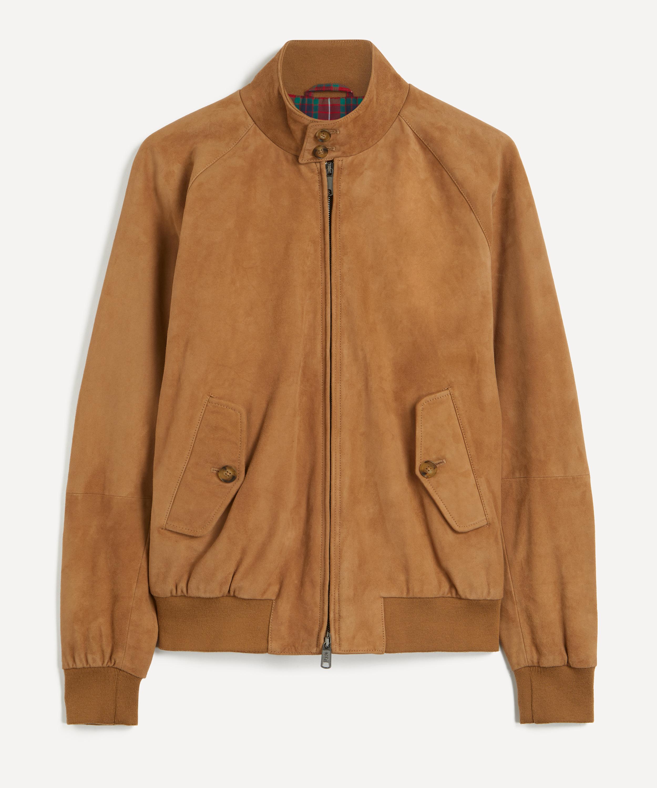 Baracuta - G9 Suede Harrington Jacket 