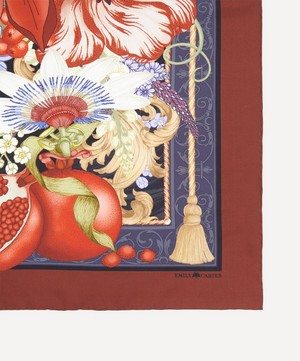 Emily Carter - The Pomegranate Still Life 90x90 Silk Scarf image number 3